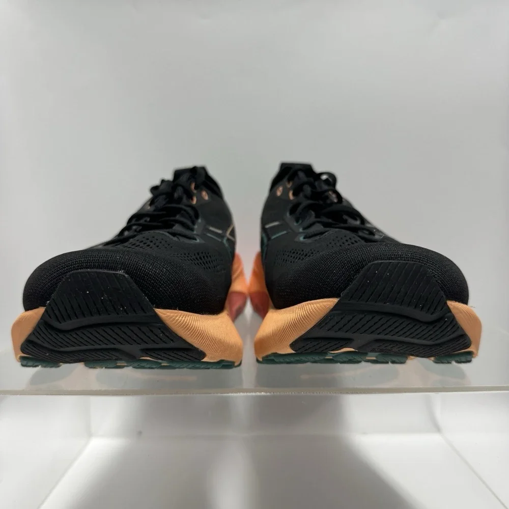 ASICS Gel Kayano 31 Black Orange 1011B869 Running Shoes Men's Size 10 WIDE
